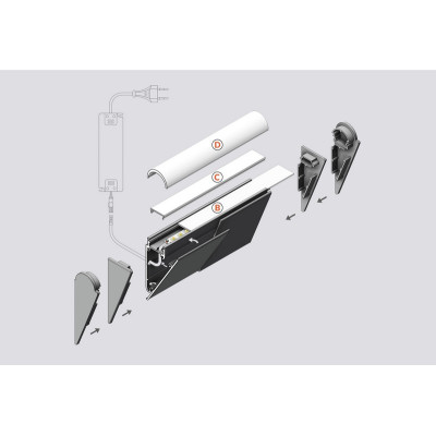 Lišta bílá KM7-B 2M